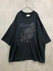 美品 ENDER PRODUCTS エンタープロダクツ タイガー 刺繍 ビッグシルエット クルーネック Tシャツ sizeL/緑 ■■ メンズ