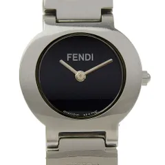 【FENDI】フェンディ オロロジ 3050L ステンレススチール クオーツ アナログ表示 レディース 黒文字盤 腕時計のサムネイル
