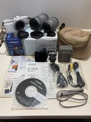 OLYMPUS PEN ミラーレス一眼カメラ 本体 レンズセット - メルカリ