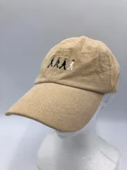 BROSS CAP&TOMATO ブロス キャップアンドトマト コーデュロイ ビートルズ 刺繍 キャップ ベージュ ■■ レディース