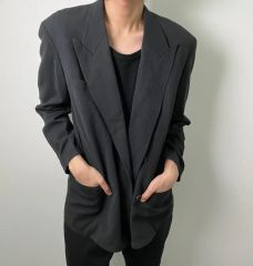 ヨウジヤマモト リバーシブルボンバージャケット ブルゾン 80's 初期