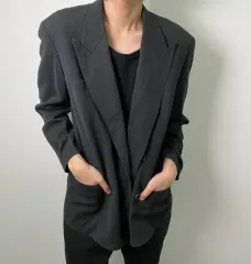 90's YOHJI YAMAMOTO ヨウジヤマモト ヴィンテージ ダブル ブレスト ブレーザーのサムネイル
