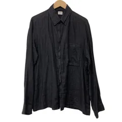 C.P. Company/シーピーカンパニー/リネン/ジップシャツ/サイズ3/長袖/ブラック/メンズ/RS1593のサムネイル