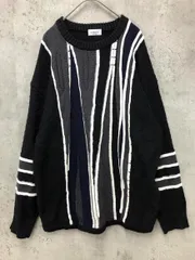 JUNRed ジュンレッド ANM73070 3Dビッグクルー ニット セーター sizeS/黒 ◆■ メンズのサムネイル