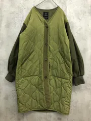 w closet ダブルクローゼット 346505 キルティング コート sizeF/カーキ ◆■ レディースのサムネイル