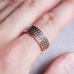 インドアゲート 指輪 リング ハンドメイド 天然石 フリーサイズ