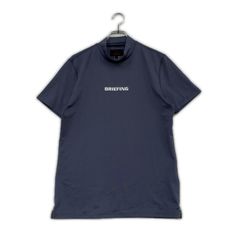 美品 BRIEFING TOUR HIGHNECK ネイビー シャツ - メルカリ