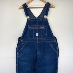 80s USA製 POINTER SCOVILL 濃紺 デニム オーバーオール - メルカリ