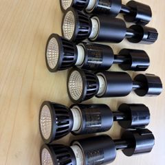 LEDスポットライト 5個セット ブラック LN100-7W-6000K-BK - メルカリ