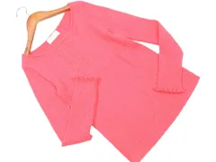 OPAQUE.CLIP オペークドットクリップ リブニット カットソー sizeS/ピンク ■◇ レディースのサムネイル