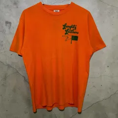 USA製 Langlitz Leathers S/S TEE ラングリッツレザー 半袖Tシャツ M Orange オレンジ バイカー 古着のサムネイル