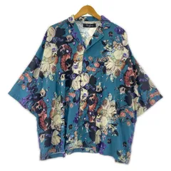 美品 unrelaxing アンリラクシング タグ付き 花柄半袖シャツ sizeサイズ表記なし/ブルーグリーン×マルチカラーのサムネイル
