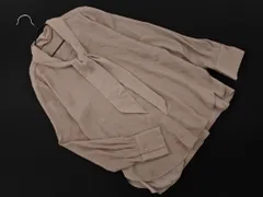 OPAQUE.CLIP オペークドットクリップ ボウタイ 2WAY 長袖 ブラウス シャツ size38/ライトベージュ ■◇ レディースのサムネイル