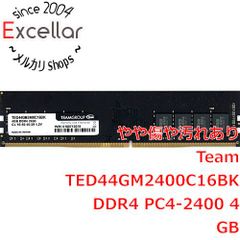 TEAMGROUP TED442G240C16-SBK 4GB DDR4 - メルカリ