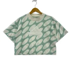 adidas アディダス ×marimekko 総柄 ショート丈カットソー sizeASIA D/パステルグリーン系×ホワイトのサムネイル