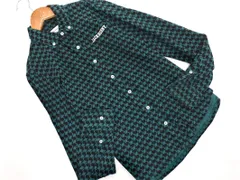 JACK BUNNY by PEARLY GATES ジャックバニー パーリーゲイツ ゴルフ カノコ ウサギ柄 ボタンダウン シャツ size1/緑 ■◇ レディースのサムネイル