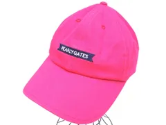 PEARLY GATES パーリーゲイツ ゴルフ ロゴ キャップ sizeF/ピンク ■■ レディースのサムネイル