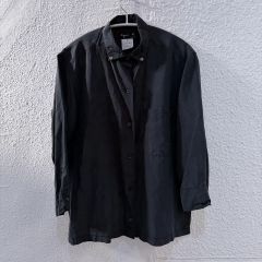 送料無料 フランス製KOOKAI 長袖シルクシャツ ブラック - メルカリ