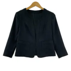 COUP DE CHANCE クード・シャンス ノーカラージャケット size34/ブラックのサムネイル