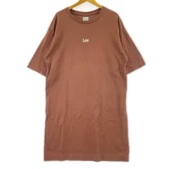 Lee リー ロゴ刺繍 Tシャツワンピース sizeFREE/ブラウンのサムネイル