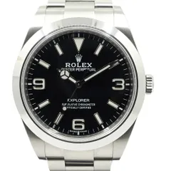 【栄】ロレックス エクスプローラー1 39mm 214270 ランダムシリアル SS ブラック文字盤のサムネイル