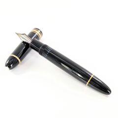 稀少 超美品 モンブラン 149 なで肩 18C 750（B）エボナイト 万年筆