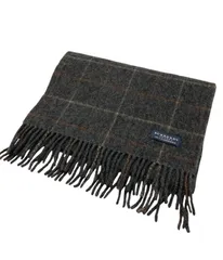 BURBERRY LONDON バーバリーロンドン カシミヤ100％ チェックマフラー 中古 D4のサムネイル