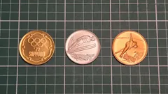 1972年 札幌オリンピック 記念メダル 3枚セット 金 銀 銅のサムネイル