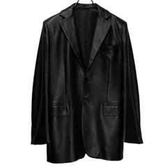 JIL SANDER by RAF SIMONS 12AW ラムレザー2ボタンテーラードジャケット Archive ラフシモンズ期 ラストコレクションのサムネイル