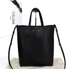 セリーヌ　バーティカルカバ　スモール　トートバッグ　ハンド　黒 CELINE ショルダーバッグ 2wayのサムネイル