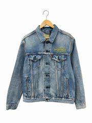 리바이스 Levi's × STAR WARS 스타 워즈 로고 자수 데님 재킷 72334-0449 M 인디고 브랜드 헌 옷 벡터 중고 ●■260315