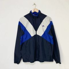 adidasレインボーカラーリング袖ライン ブラックジャージトラック 