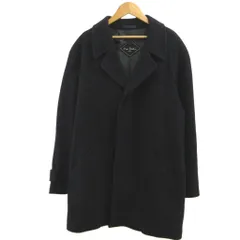 ピエールカルダン Pierre Cardin チェスターコート ウール S ネイビー 無地 レギュラーカラー 長袖 /RY ■ECB005のサムネイル