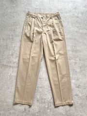 90s Eddie Bauer ツータック チノパン ベージュ 古着 36×30 - メルカリ