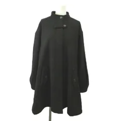 フリークスストア FREAKS STORE コート Free 黒 ブラック 無地 スタンドカラー 長袖 ロング丈 /MD ■GY70のサムネイル