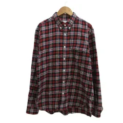 ピルグリムサーフ+サプライ Pilgrim Surf+Supply ネルシャツ S 赤 レッド チェック柄 ボタンダウン 長袖 起毛 /PP ■GY70のサムネイル