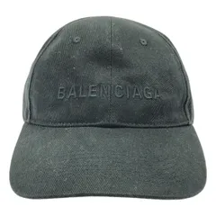 BALENCIAGA バレンシアガ ロゴベースボールキャップ  ブラック Lのサムネイル