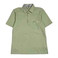 J.PRESS ジェイプレス comfort plus 鹿の子 半袖 ポロシャツ サイズ M /グリーン系 メンズのサムネイル