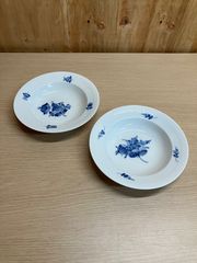 ロイヤルコペンハーゲン ブルーフラワー大皿 2枚セット - メルカリ