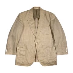 80s 90s リネン混 Brooks Brothers ブルックスブラザーズ 2B