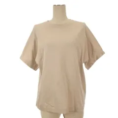 エブール ebure スーピマコットン クルーネック Tシャツ 半袖 38 ライトベージュ 260604Eのサムネイル