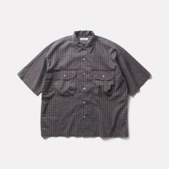 極美品】マーガレットハウエル リネン混 ボックスチェックシャツ 22年