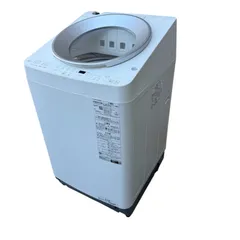 アイリスオーヤマ 洗濯機 8kg TCW-80A02 2025年製 極美品 全自動電気洗濯機 縦型 8キロ 一人暮らし 大容量 引越し 新生活 家族 ファミリー 上開き 簡易乾燥 ホワイト 白のサムネイル