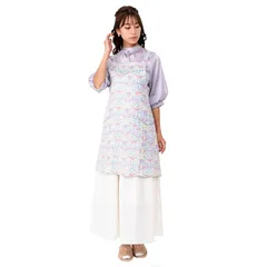 【迅速発送】[ナイガイ] LICIE リッシー LIBERTY リバティ 花柄 エプロン オシャレ 選べるタイプ リバティ柄 首掛け ポケット付き 北欧風 撥水加工 綿100% 後結び 園芸 キッチン カフェ 保育園 花屋 料理店用 レディース licie 0のサムネイル