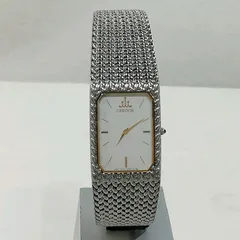 【中古】SEIKO CREDOR 2F70-5330 ボーイズ クォーツ ホワイト×シルバー★ビス欠損のサムネイル
