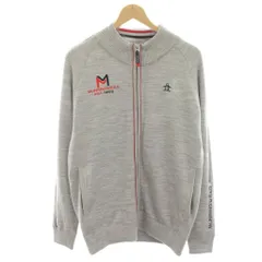 マンシングウェア MUNSINGWEAR ニットジャケット ブルゾン ゴルフウェア ジップアップ ウール L グレー MGMOJL14 /HNのサムネイル
