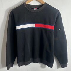 90's TOMMYGIRL Long-Sleeve Top with Flag Color Stripes Y2K