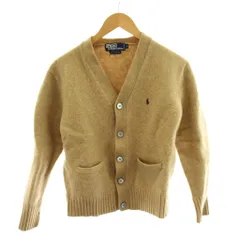 ポロ バイ ラルフローレン Polo by Ralph Lauren カーディガン 長袖 ラムズウール L ベージュ /AN28のサムネイル