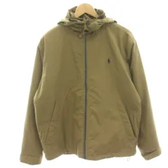 ポロ バイ ラルフローレン Polo by Ralph Lauren 中綿ジャケット マウンテンパーカー ナイロン ジップアップ スモールポニー M カーキ JR-RL-BA0843 /HNのサムネイル