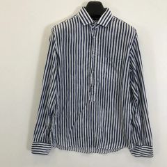JUNYA WATANABE MAN ストライプシャツ エルボーパッチ S - メルカリ